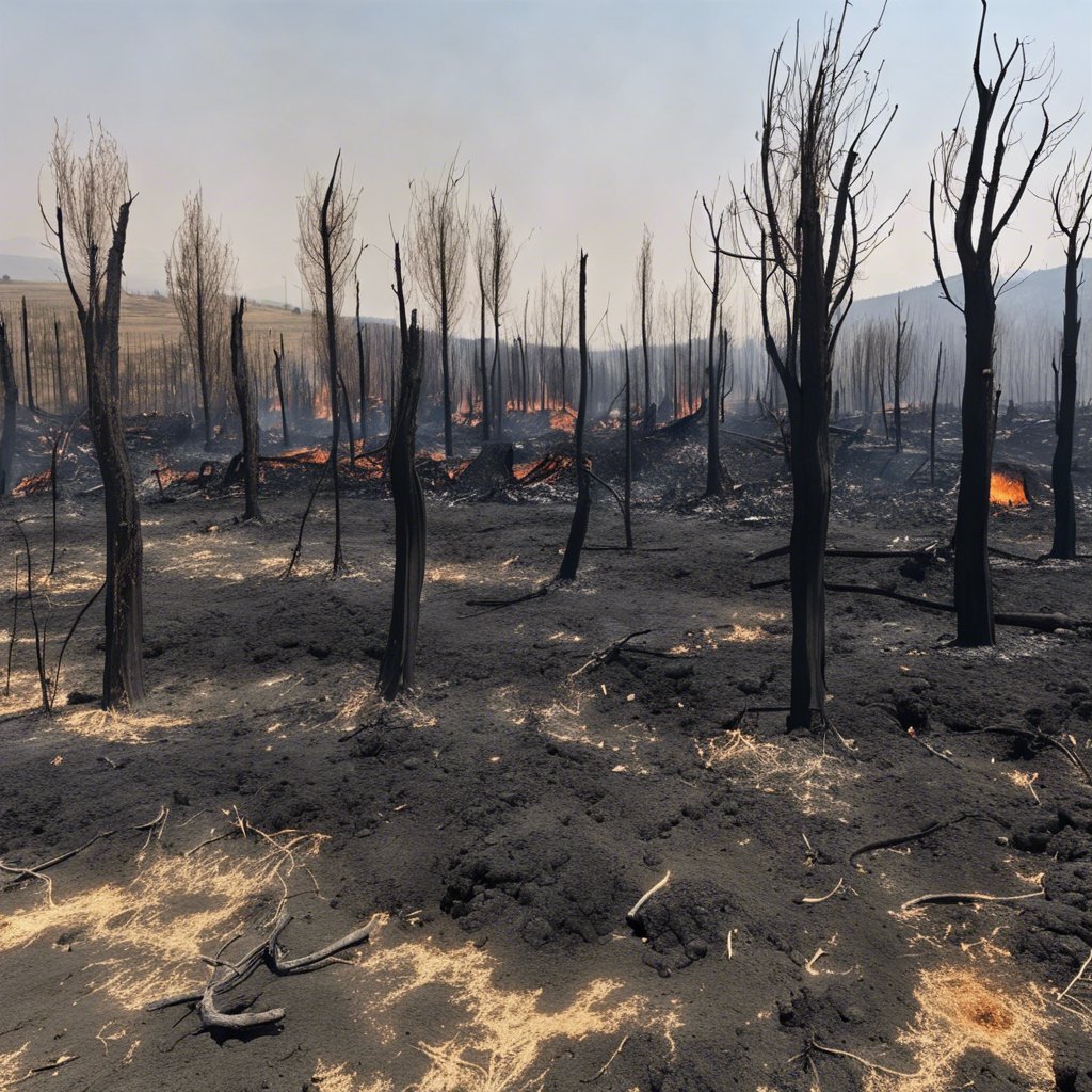 Bilecik'te Yangın Çıktı: Soğcakpınar Köyünde Tarla ve Ormanlık Alan Zarar Gördü