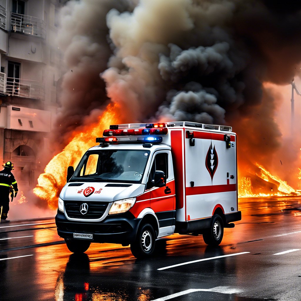 Beşiktaş Belediyesi Mobivet Hayvan Ambulansları Yangın Bölgesinde