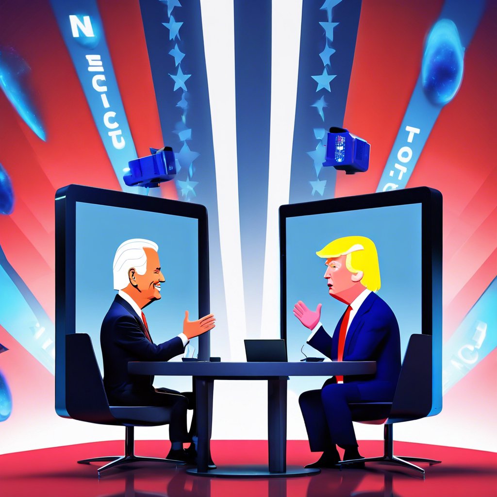 Kasım Ayı Başkanlık Seçimleri Öncesi Biden ve Trump Arasındaki Televizyon Münazarası