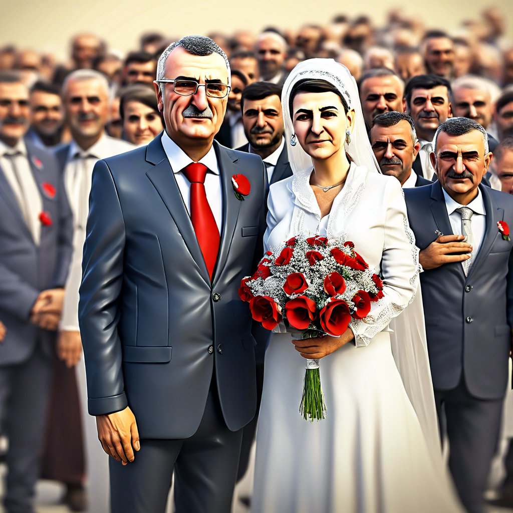 CHP Genel Başkanı Özgür Özel, Malatya Milletvekili Veli Ağbaba'nın Danışmanının Düğününde Nikah Şahitliği Yaptı