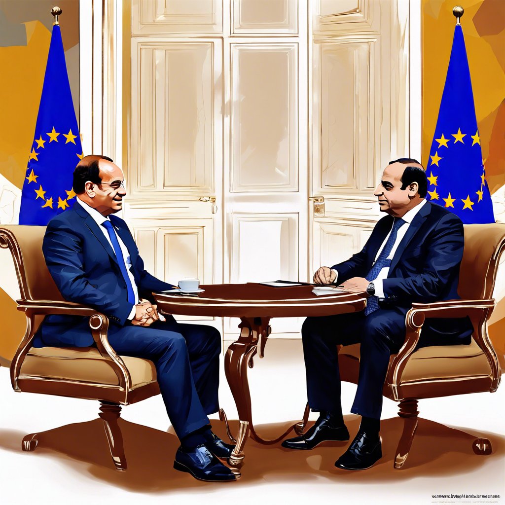 Mısır Cumhurbaşkanı Sisi, AB Komisyonu Başkanı ile Görüştü