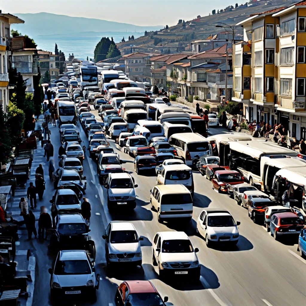 Kemikli Rampaları'nda Bayram Tatili Dönüş Yoğunluğu