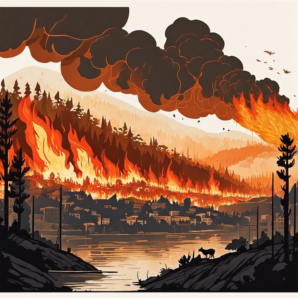 İZMİR ve Aydın'da Orman Yangını: Havadan ve Karadan Müdahale Devam Ediyor