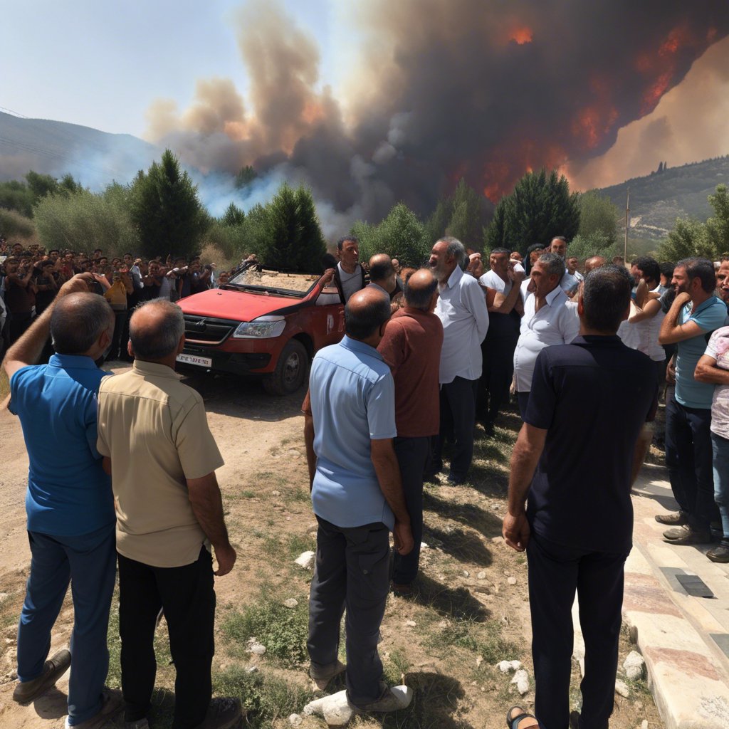 Manisa Salihli Orman Yangını Kontrol Altına Alındı