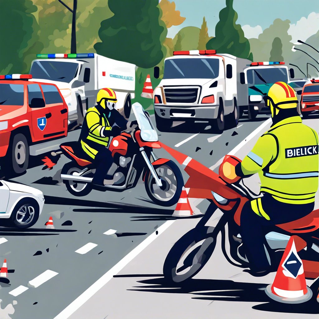 Bilecik'te Belediye İşçisi Motosiklet Kazası Geçirdi