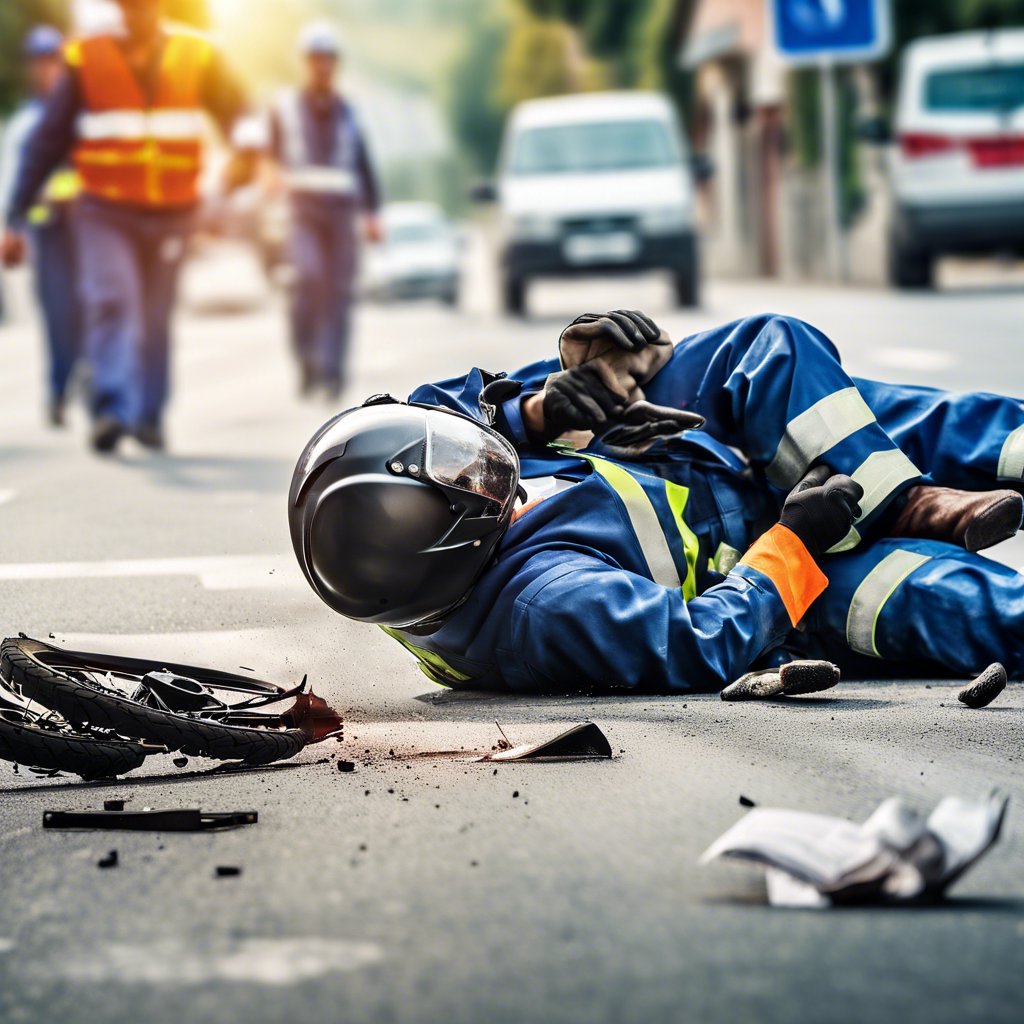 Bilecik'te Belediye İşçisi Motosiklet Kazası Geçirdi