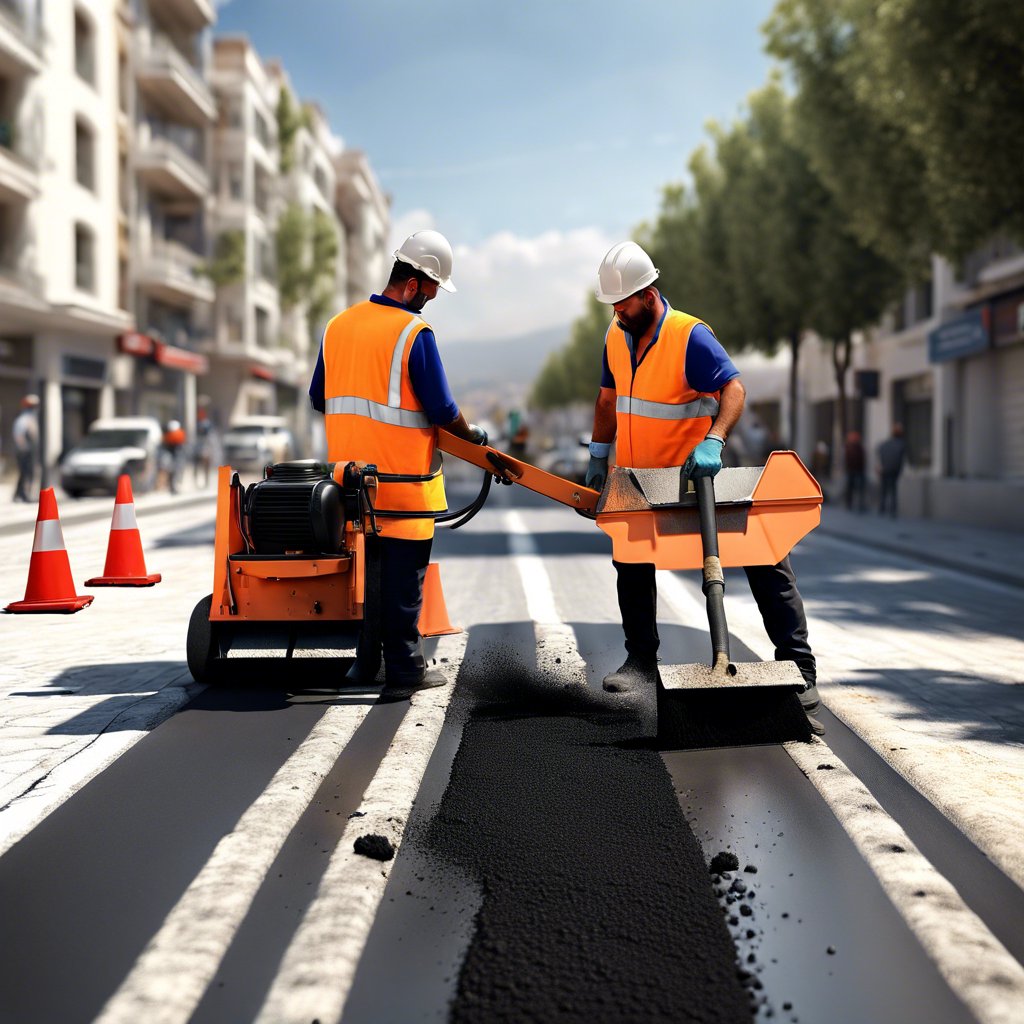 İzmir'de Yol Bakım ve Onarım Çalışmaları