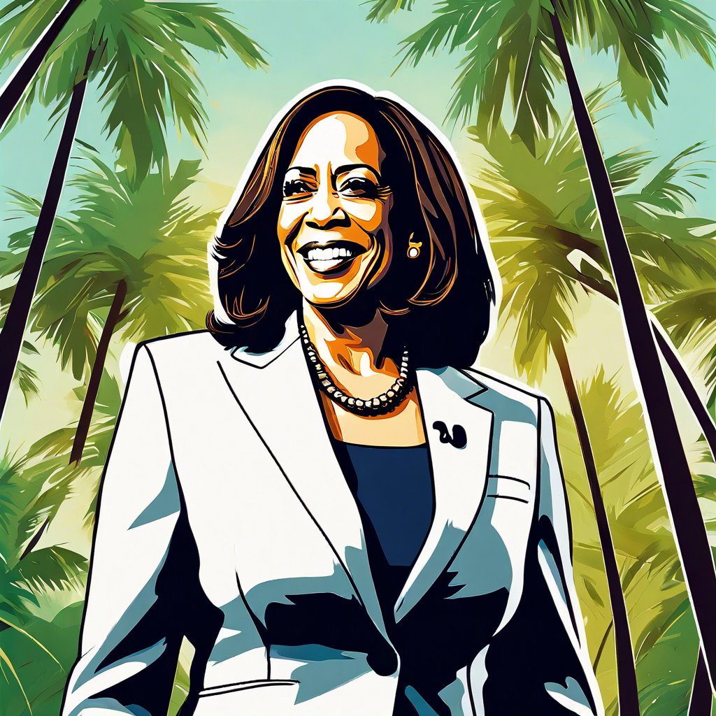 El significado detrás de la frase de Kamala Harris sobre los cocoteros