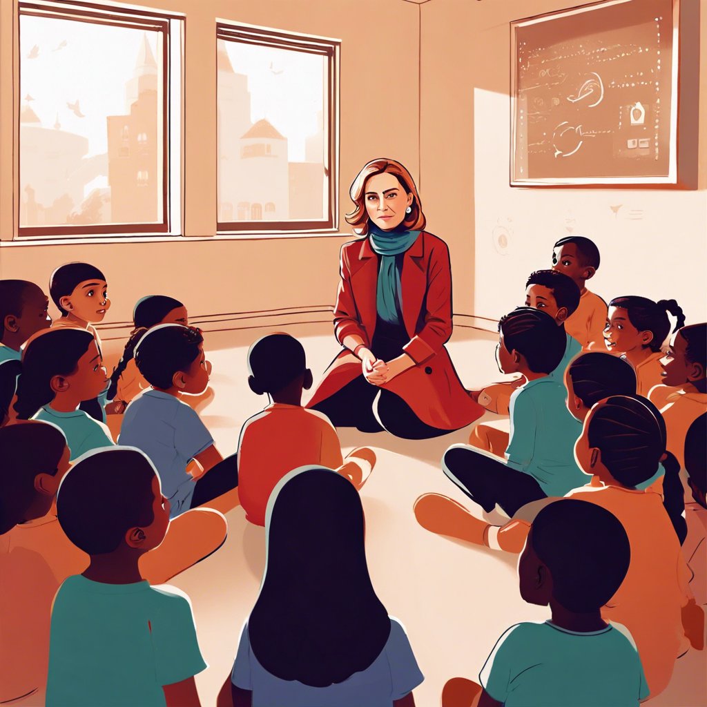 Emine Erdoğan Zor Yaşam Koşullarındaki Çocuklara Destek Merkezi'ni Ziyaret Etti