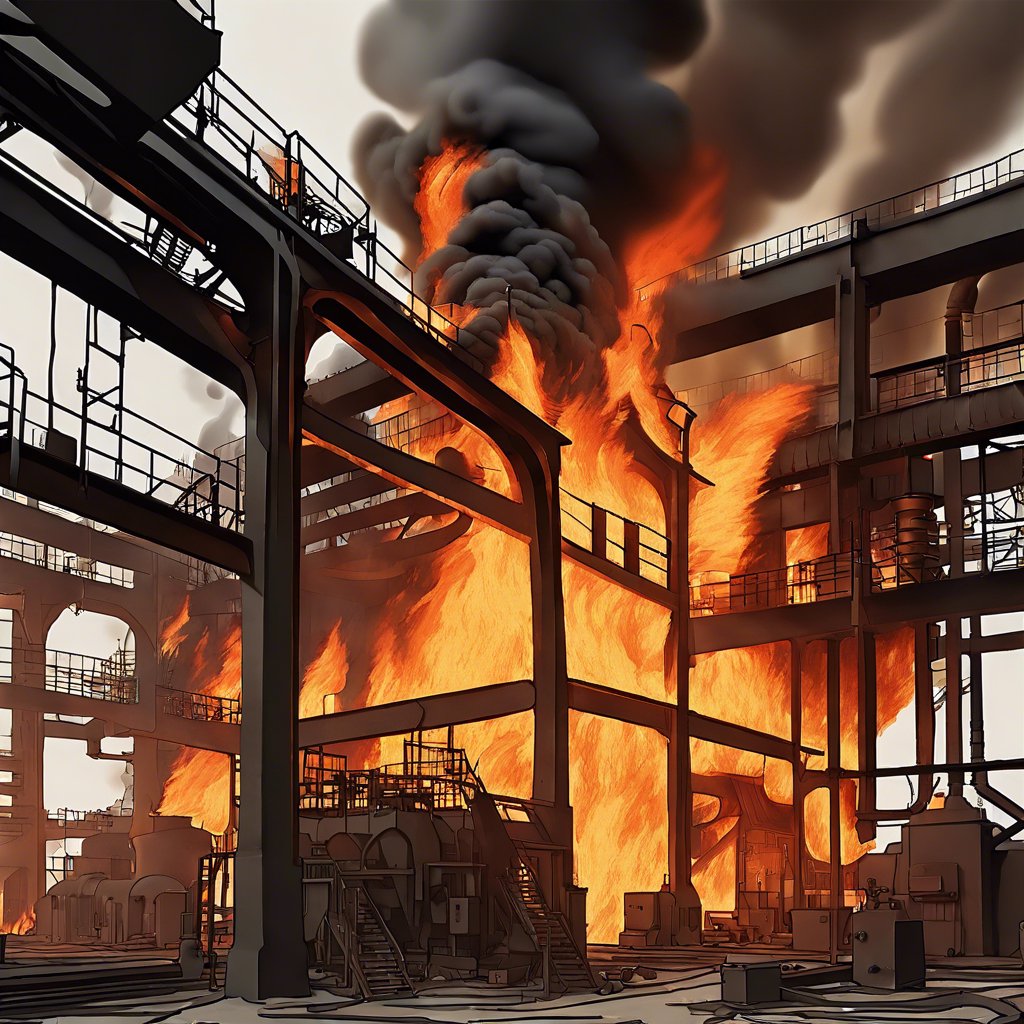 Zonguldak Çaycuma'da Kağıt Fabrikasında Yangın