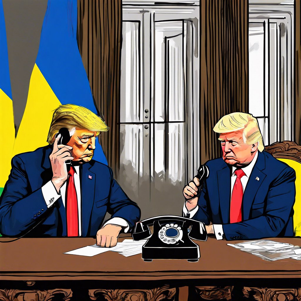 Eski ABD Başkanı Donald Trump ve Ukrayna Devlet Başkanı Zelenskiy Arasındaki Telefon Görüşmesi