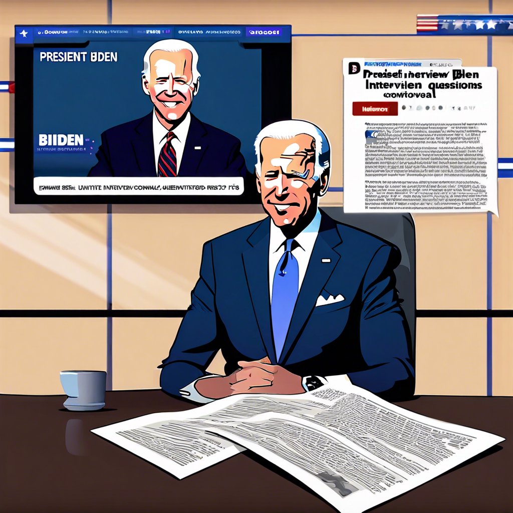 President Biden Interview Questions Controversy