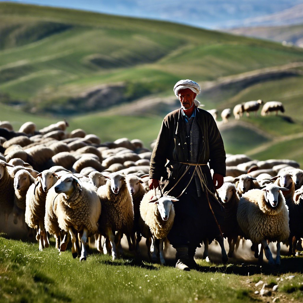 Erzincan'da Yaylalarda Koyun Kırkımı