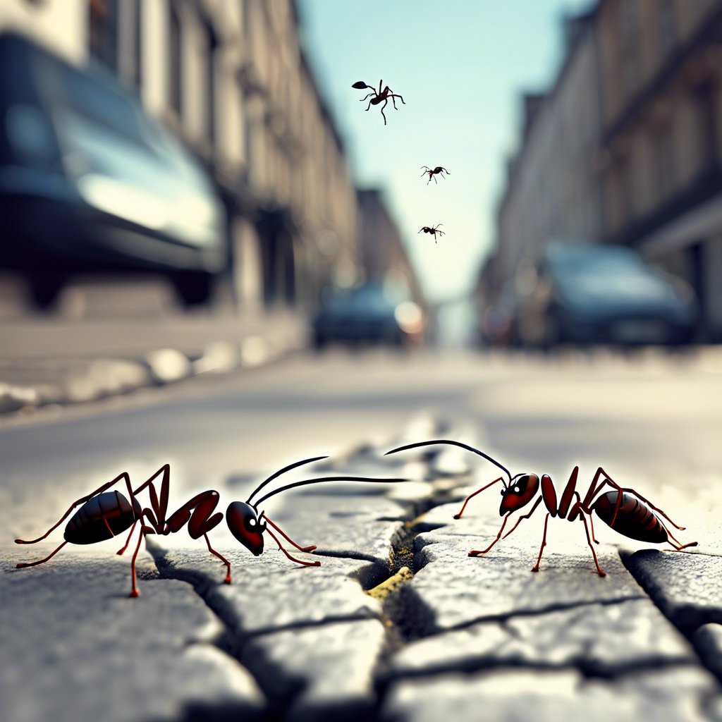 The Purpose Behind the Ants' Aerial Display