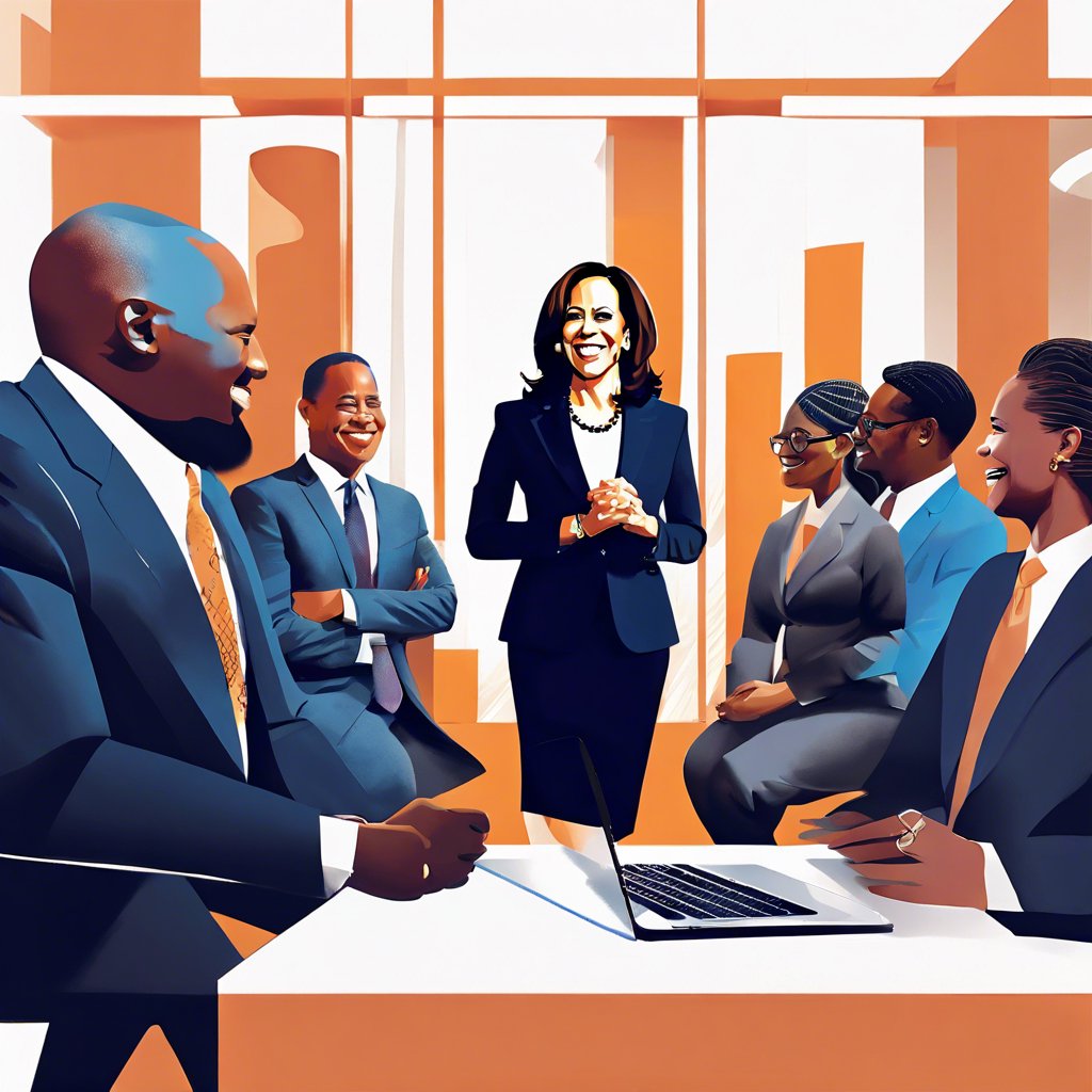 Vice President Kamala Harris Engages with Business Executives