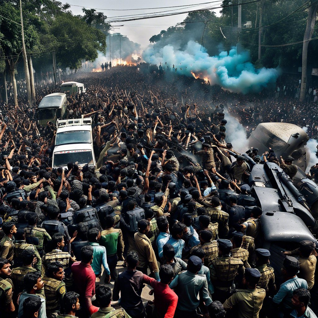 Violence Erupts in Bangladesh Protests