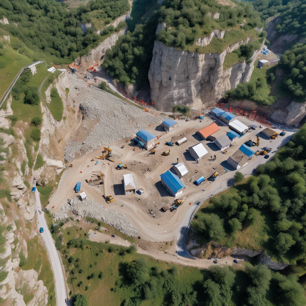 AFAD Ekipleri Taşdelen Köyü'nde Kaya Düşme Riskini Azaltmak İçin Çalışmalar Yürütüyor