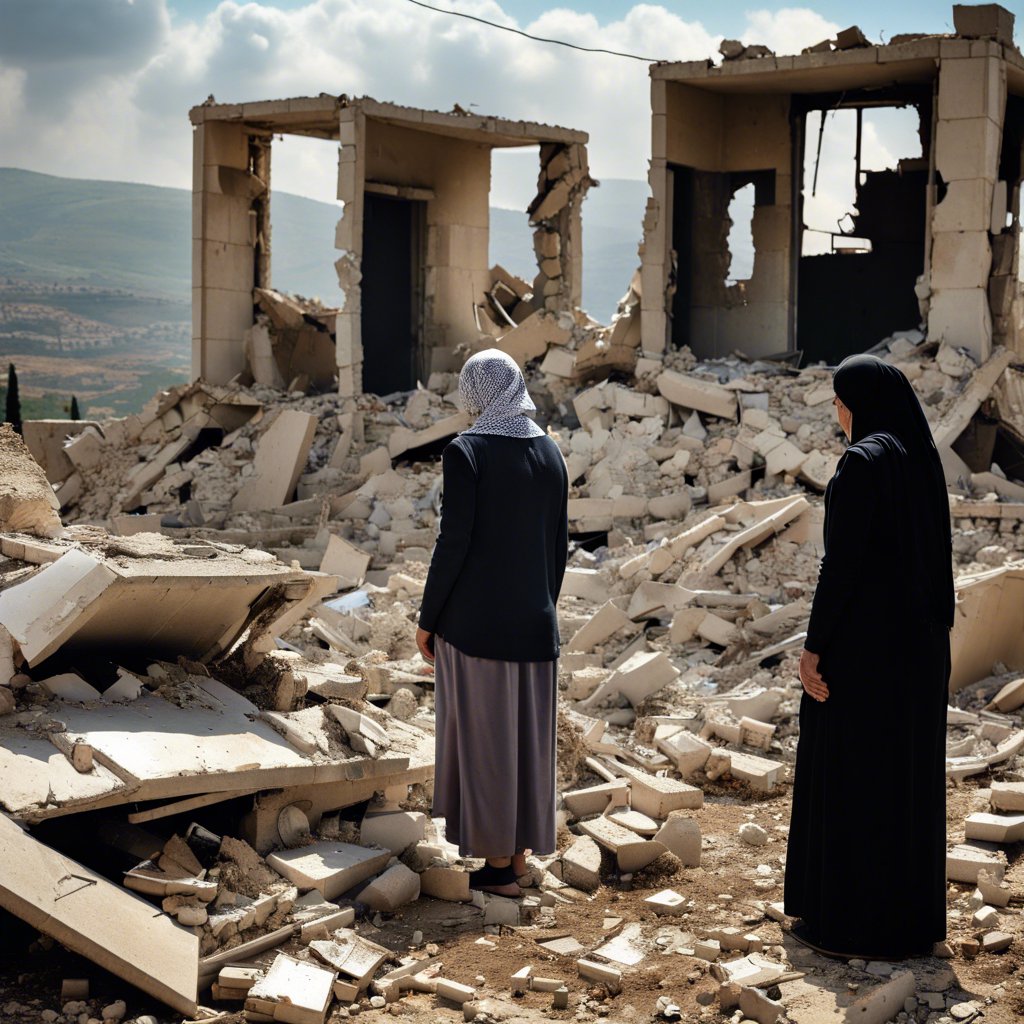 Desolation in Southern Lebanon