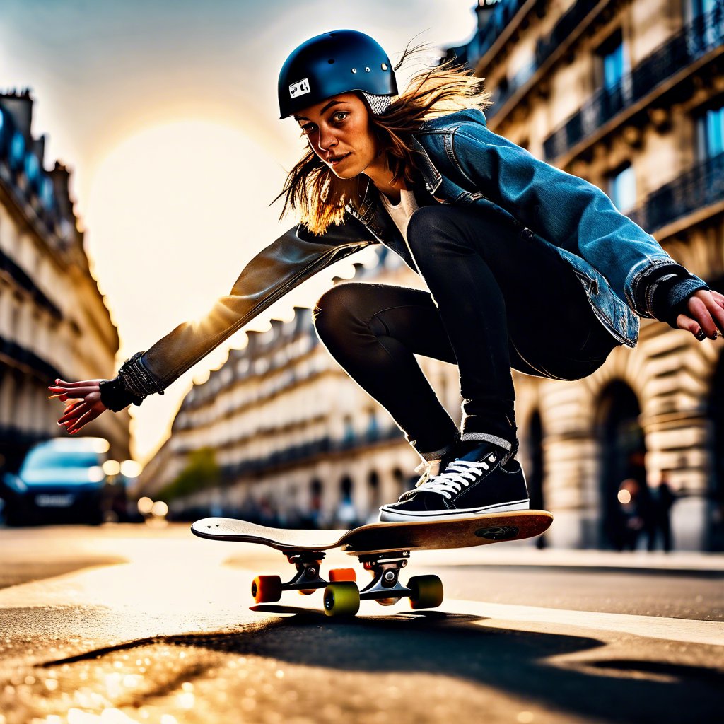 The Thrilling Atmosphere at the Women’s Street Skateboarding Venue