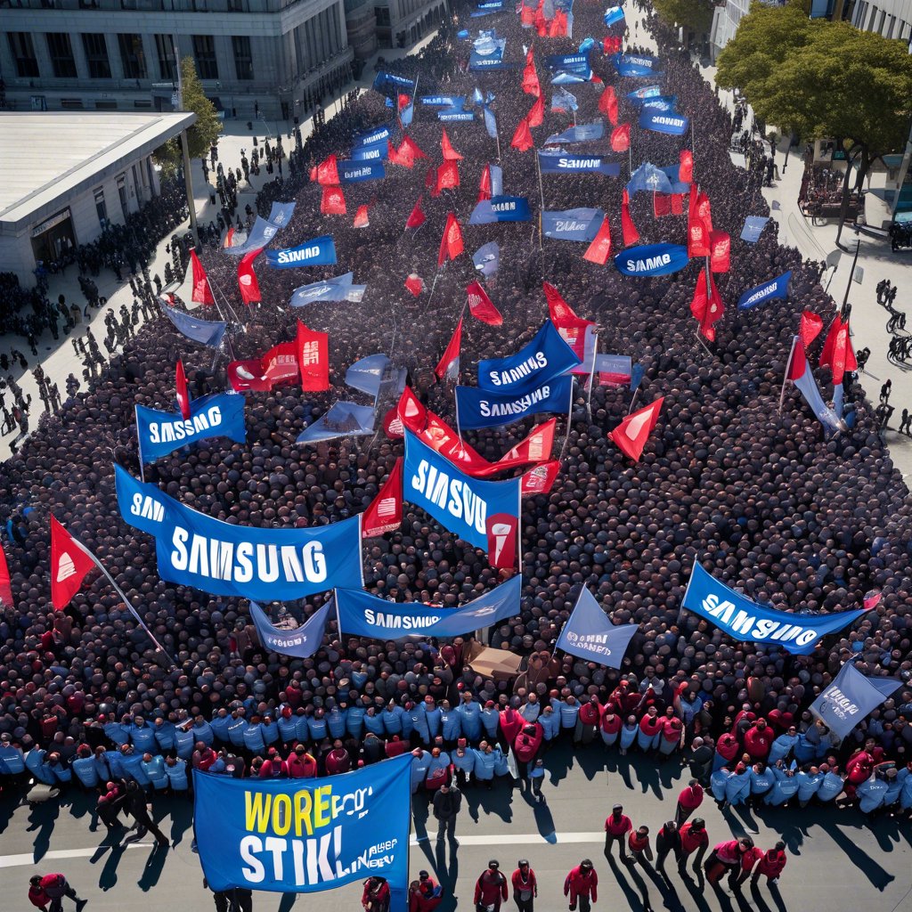 Samsung Electronics Workers Conclude Historic Strike Without Concessions