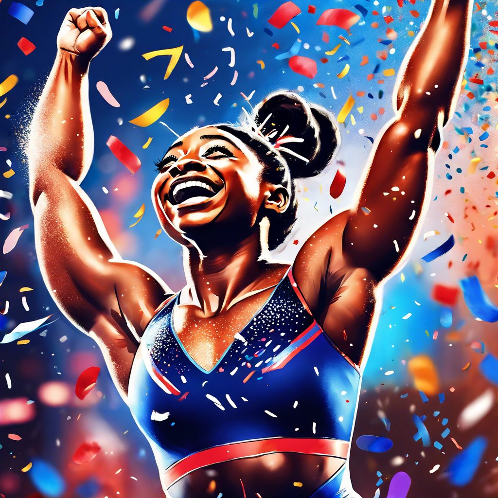 Simone Biles Shines Amidst Pressure in Paris