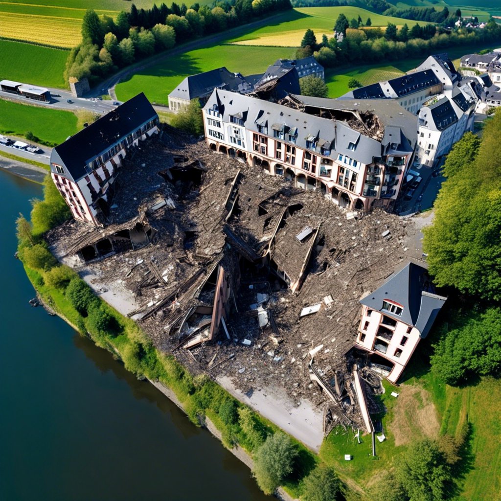 Tragic Hotel Collapse in the Mosel Region of Germany