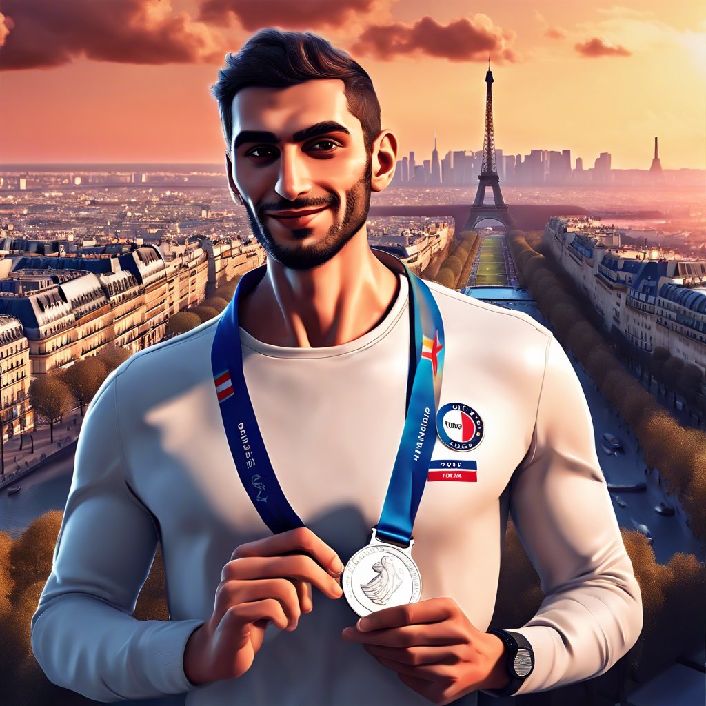 2024 Paris Olimpiyat Oyunları'nda Gümüş Madalya Kazanan Yusuf Dikeç