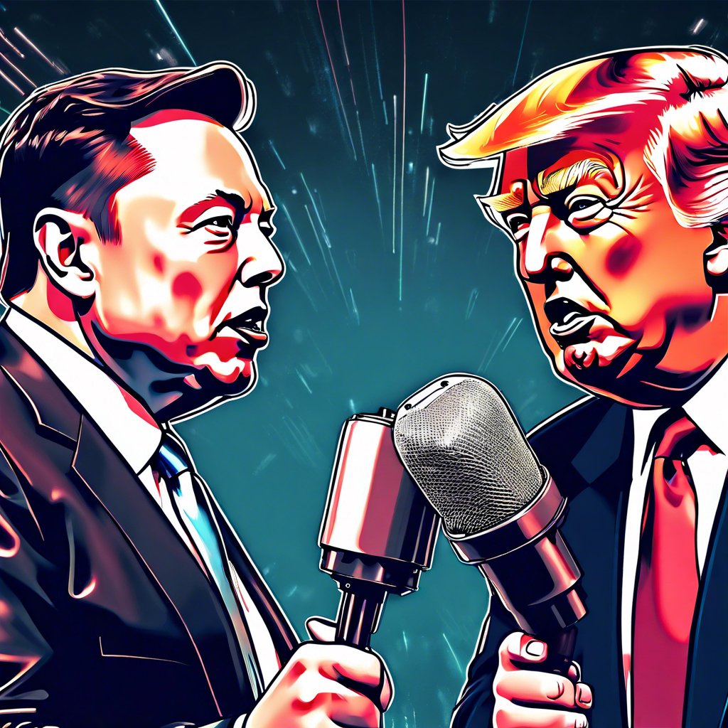 Elon Musk and Donald Trump's Live Conversation: Technical Glitches and Political Banter