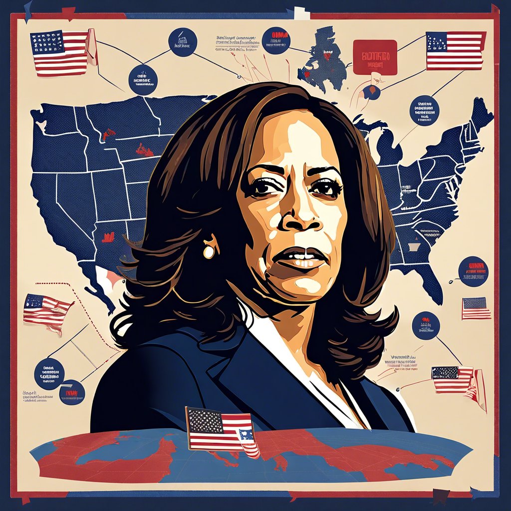 Kamala Harris Faces Political Challenges in Key Battleground States