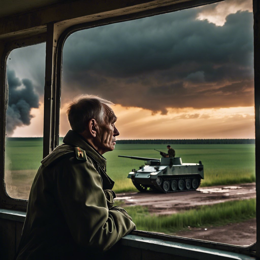 Residents of an Apartment Building in Russia's Kursk Region