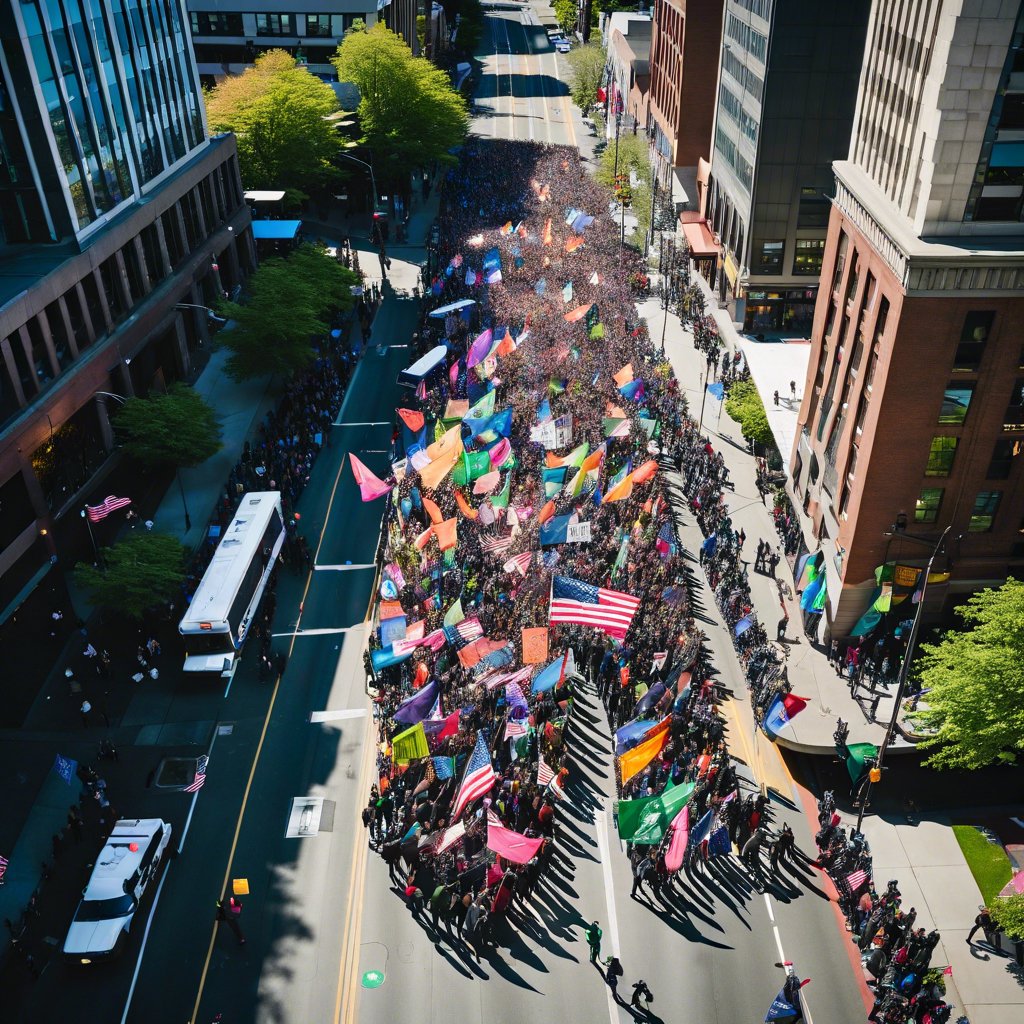 Seattle'da Ayşenur Eygi İçin Düzenlenen Gösteri