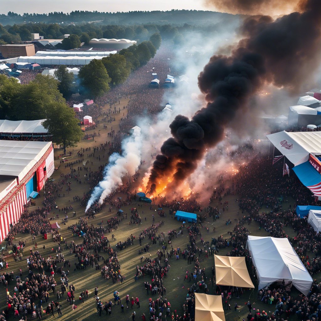 Highfield Festivali'nde Yangın Paniği ve Yaralanmalar