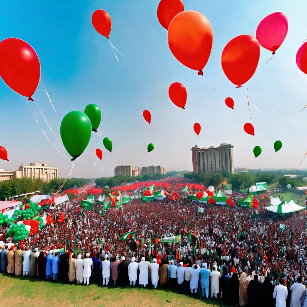 İmran Han'ın Partisi PTI, İslamabad'da Miting Düzenledi