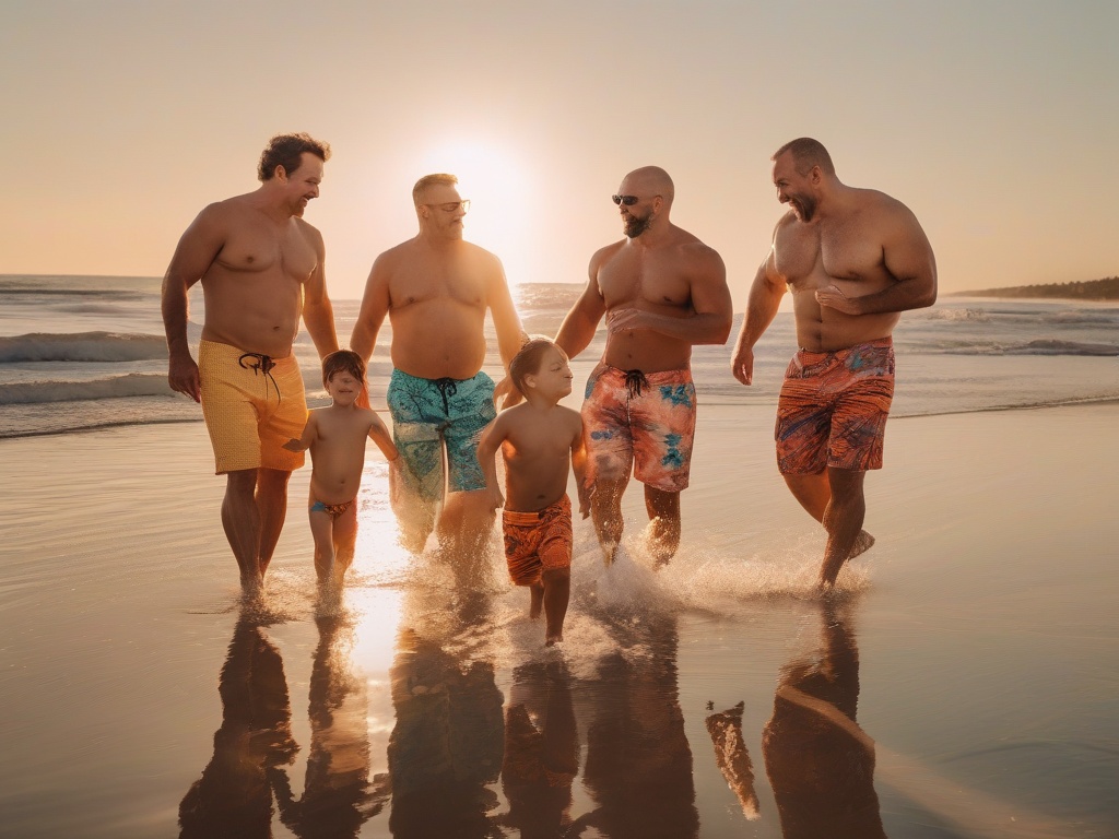 Navigating Beachwear for the Dad Bod: A Cinematic Perspective