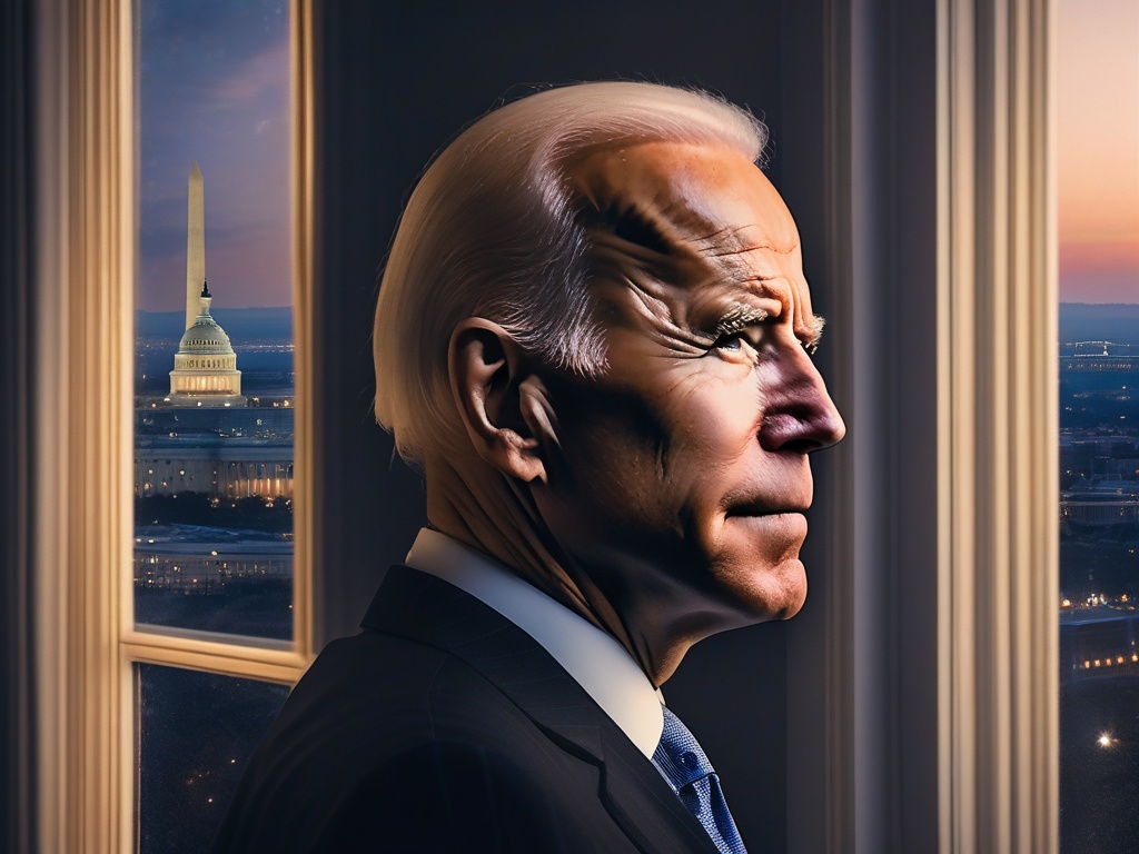 The Weight of Decision: A Night Alone for President Biden