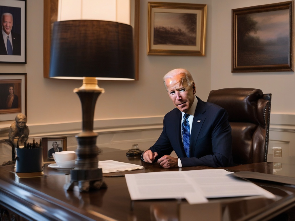 President Biden's Reflective Night Amidst Election Decisions